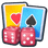 Baccarat und Würfel